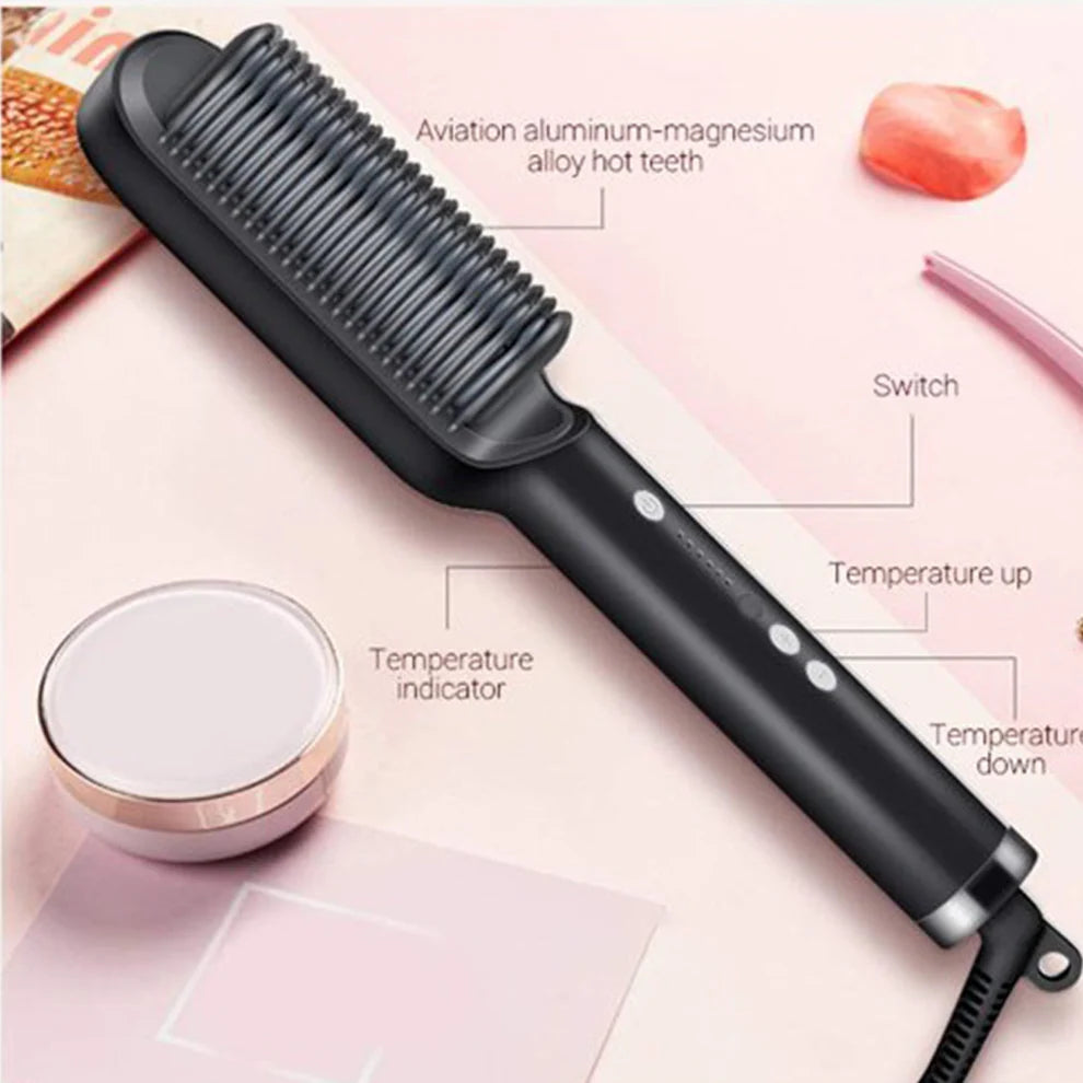 Hair Scalp Massager & Straightening Comb | 2-in-1