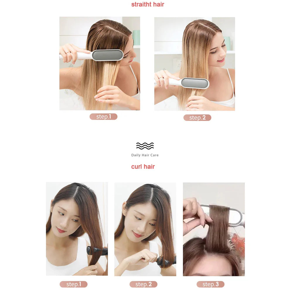 Hair Scalp Massager & Straightening Comb | 2-in-1