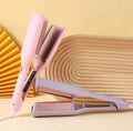 NJORA Professional Hair Curling Iron | French Egg Roll Curler