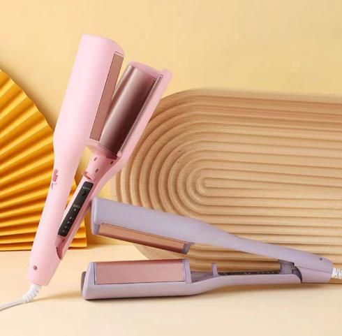 NJORA Professional Hair Curling Iron | French Egg Roll Curler