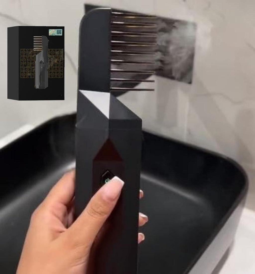NJORA Portable Fragrance Comb | Scalp Massage & Detangling Comb