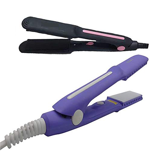 NJORA Mini Hair Straightener for Teens | Portable Ceramic Hair Styler