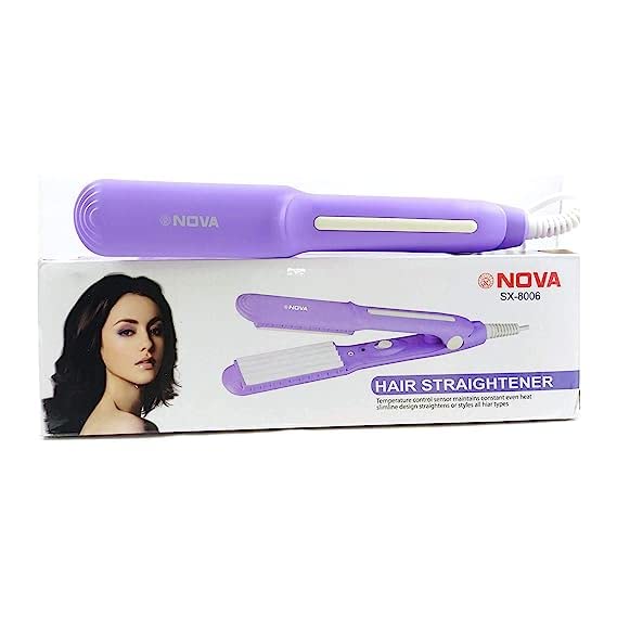NJORA Mini Hair Straightener for Teens | Portable Ceramic Hair Styler