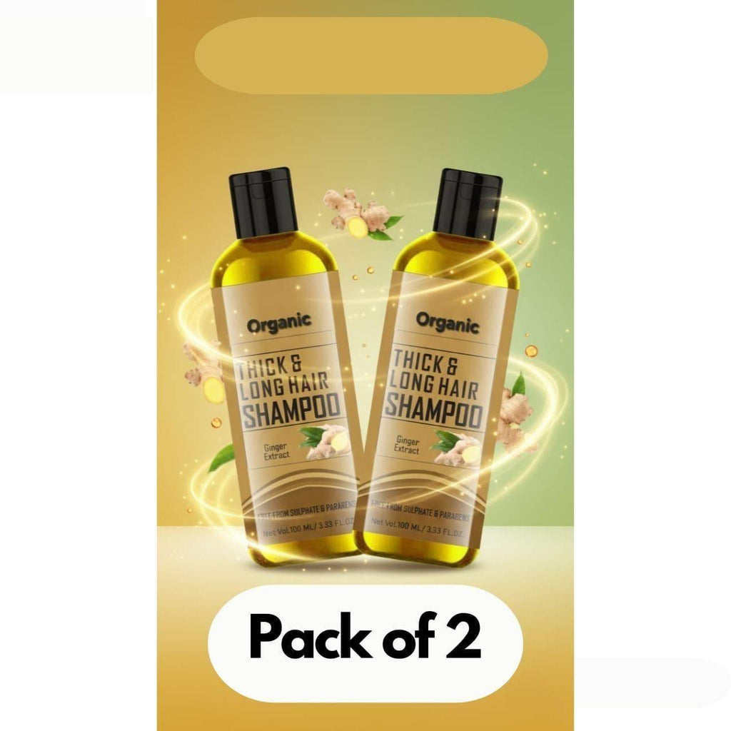 NJORA Ginger Extract Hair Shampoo 100ml | Pack of 2
