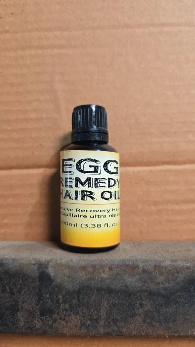 NJORA Egg Remedy Hair Oil 100ml | Egg & Niacinamide Nourishing Oil