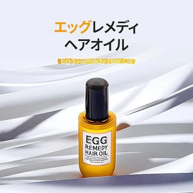 NJORA Egg Remedy Hair Oil 100ml | Egg & Niacinamide Nourishing Oil