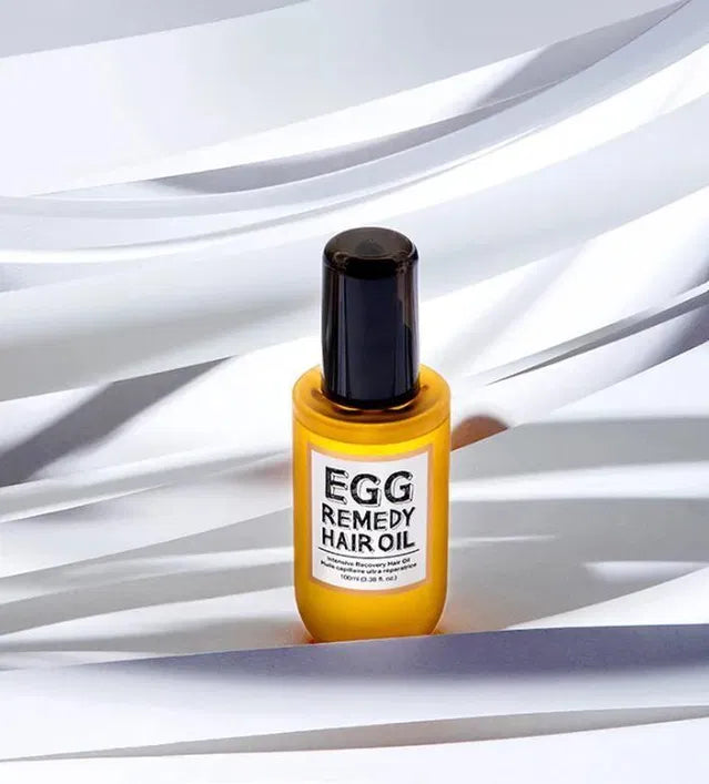NJORA Egg Remedy Hair Oil 100ml | Egg & Niacinamide Nourishing Oil