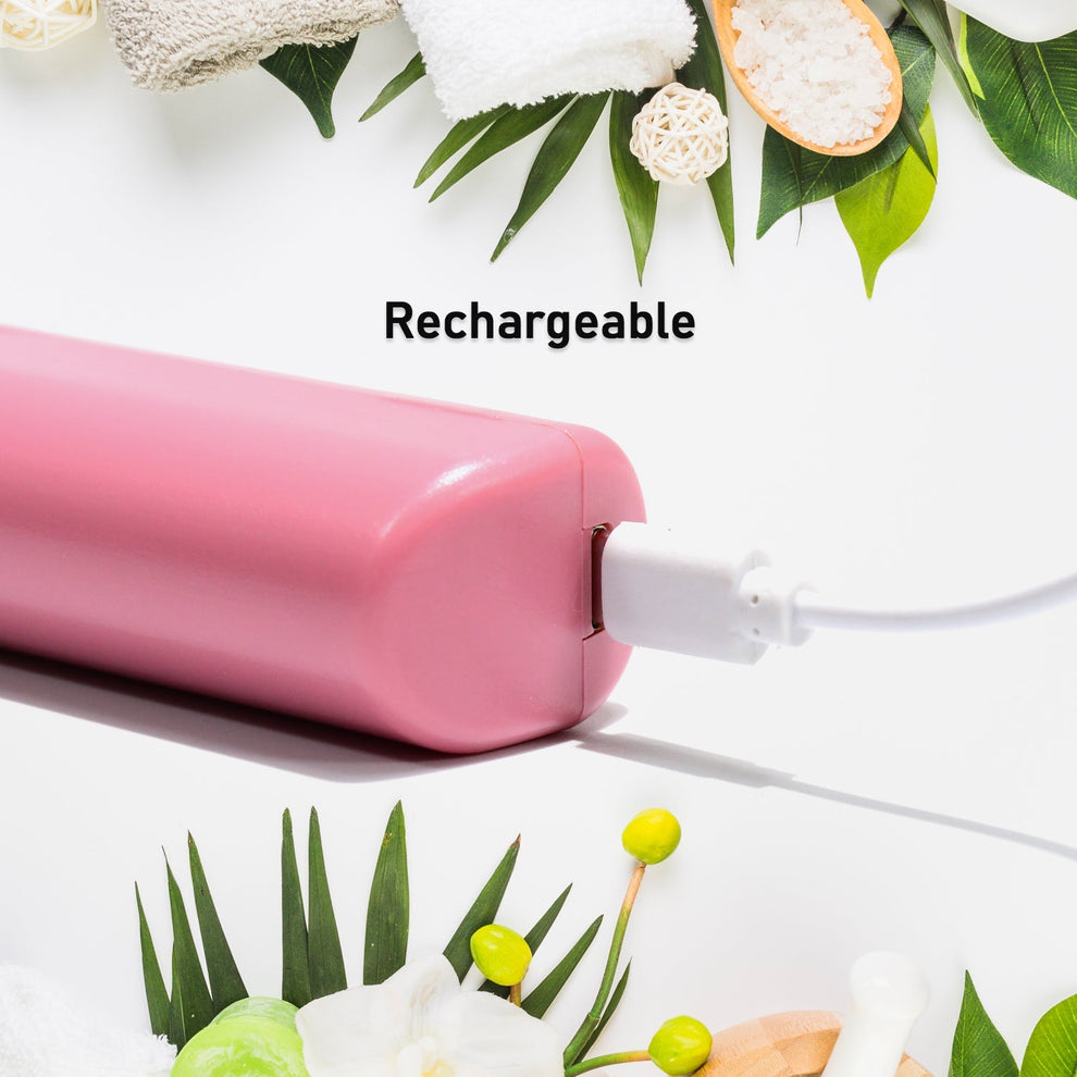 Rechargeable Mini Hair Straightener | Portable Cordless Hair Styler | 2-in-1